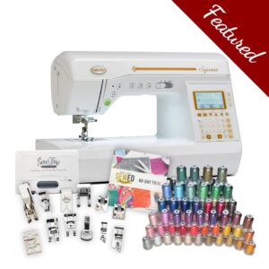 Baby lock Soprano sewing machine main product image with featured bundle
