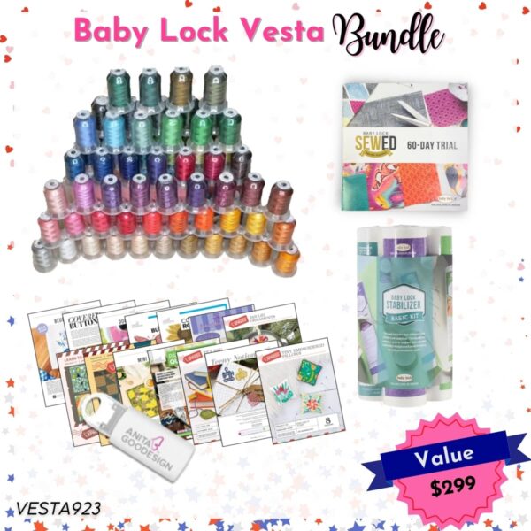 Baby Lock Vesta bundle for Valentine's 3in1 Sale