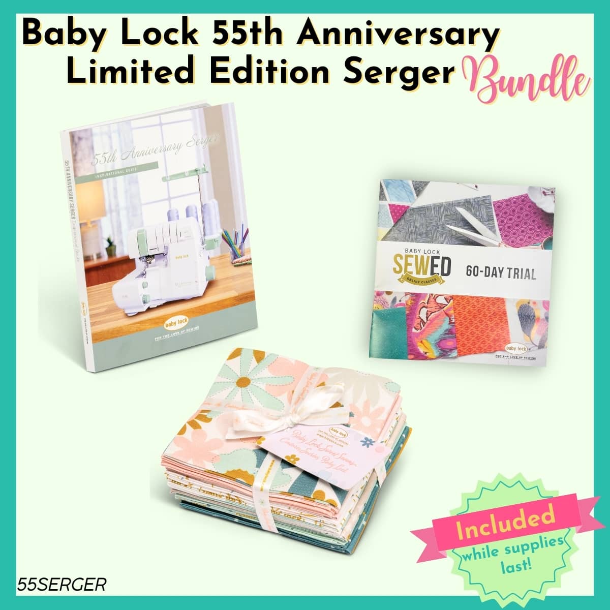 Baby Lock 55th Anniversary Serger- Moore's Sewing