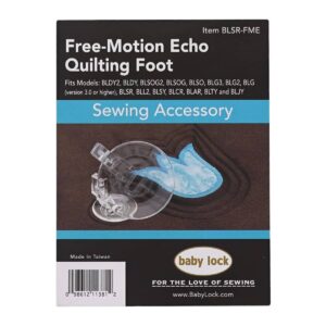 Baby Lock Free Motion Echo Quilting Foot main product image