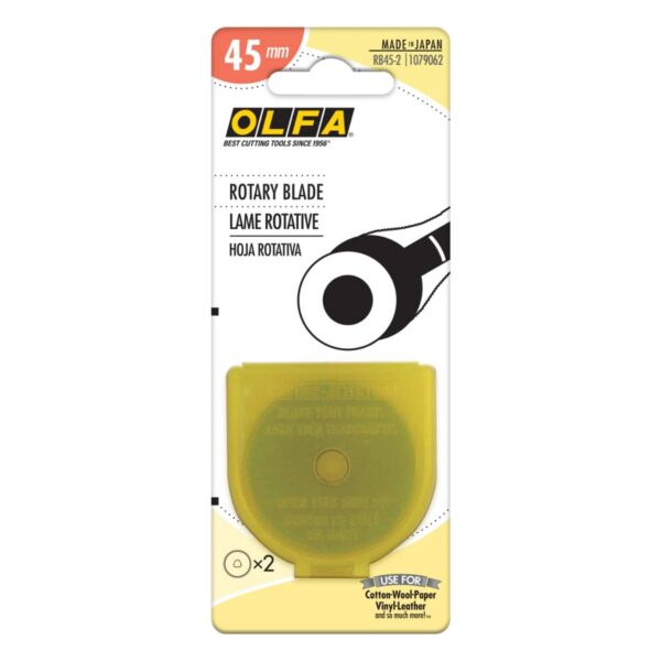 Olfa 45mm Tungsten Steel Rotary Blade - Multiple Options