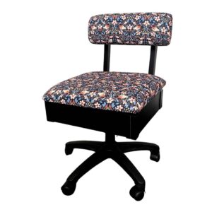 SewFine Hydraulic Sewing Chair bird floral print - main product image
