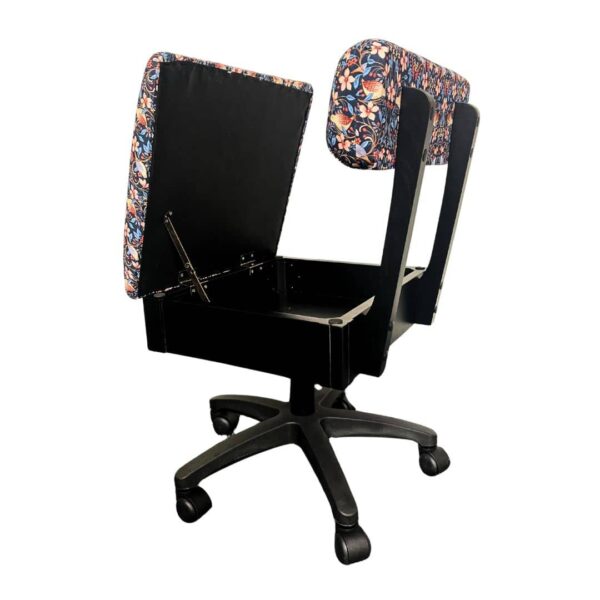 SewFine Hydraulic Sewing Chair - Bird Floral