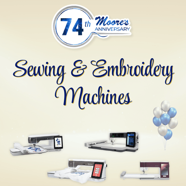 74th Anniversary Sewing & Embroidery Machines Category Card