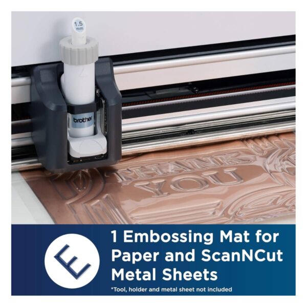 Brother embossing Mat embossing Metal