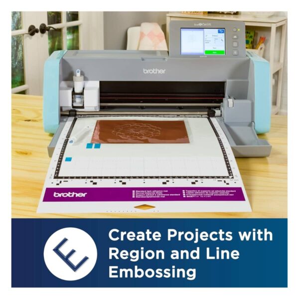 Brother embossing Mat in Machine