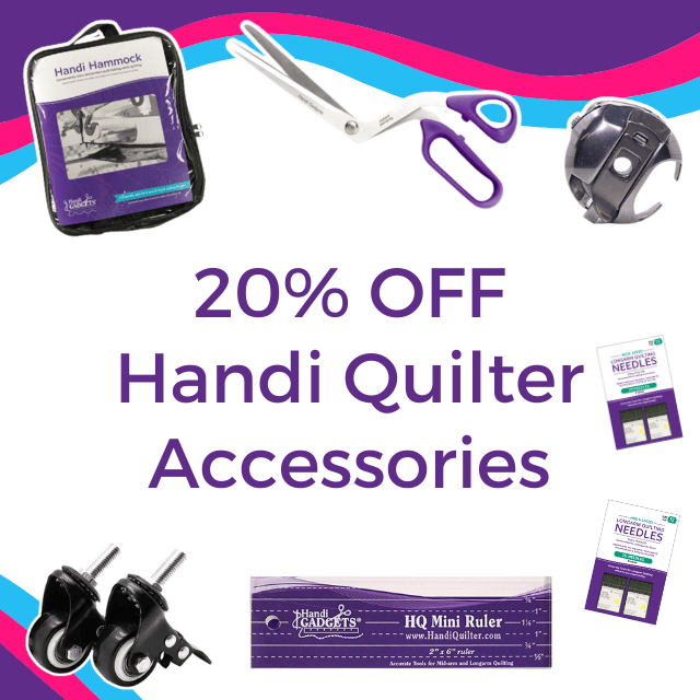 Category Card for Longarm Discovery event discounts on HQ accessories