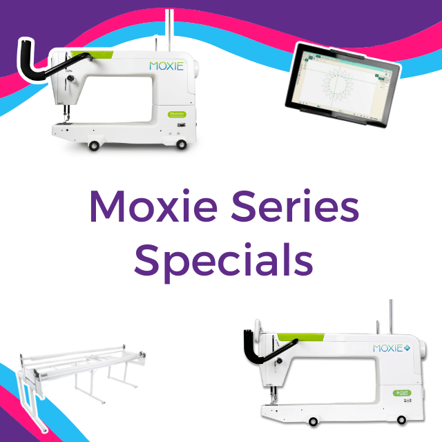 Category Card for Moxie Series Specials event bonuses on HQ longarm machines