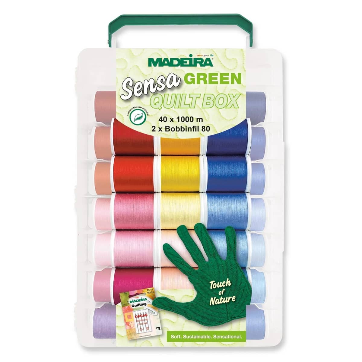 Madeira Sensa Green Quilt Box Thread Set - Moore's Sewing