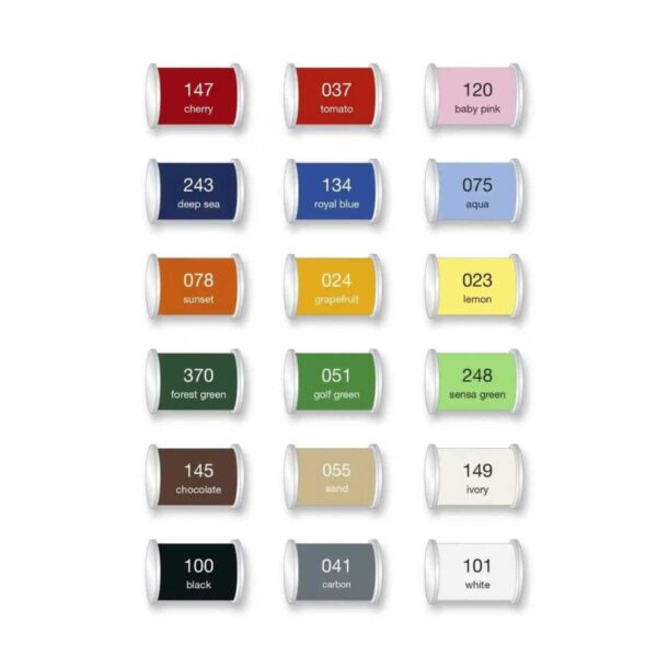 Madeira sensa Green Thread Set color Chart