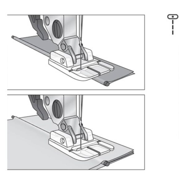 Pfaff Piping Narrow Foot illustration