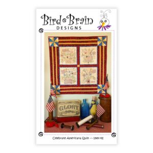 Birdbrain Designs Celebrate America Machine Embroidery Pattern main product image