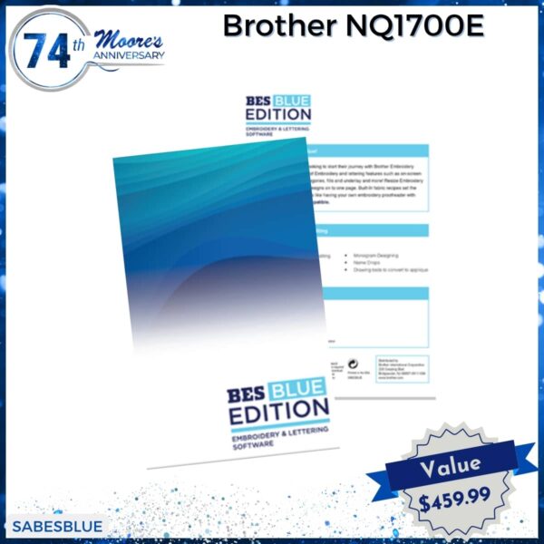 Brother NQ1700E bundle for 74th Anniversary Sale