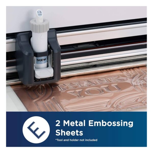 Brother embossing Sheets info2 Sheets