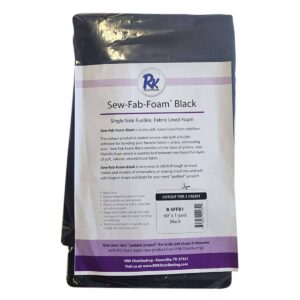 Floriani sew Fab Foam black main Product Image