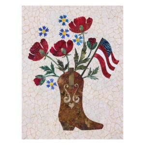 Laundry Basket Quilts Seasonal Silhouettes Block 07 main product image
