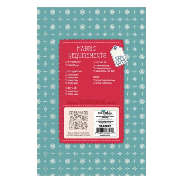 Lori Holt Quilt Seeds Pattern Americana Stars #3 pattern details