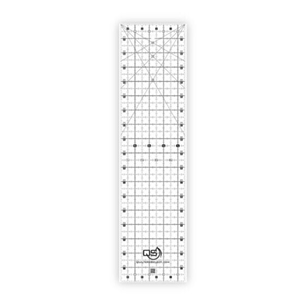 Quilters Select 4.5" x 18" Crystal Non-Slip Ruler main product image