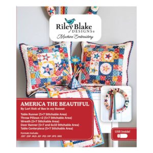Riley Blake Designs America the Beautiful Machine Embroidery main product image