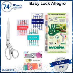 Baby Lock Allegro 74th Bundle