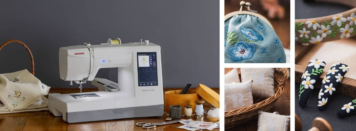 未開封「エンペラー“イザリヤ・モンフェラート”」60枚 Janome Memory Craft 100E Embroidery Machine - Moore's Sewing