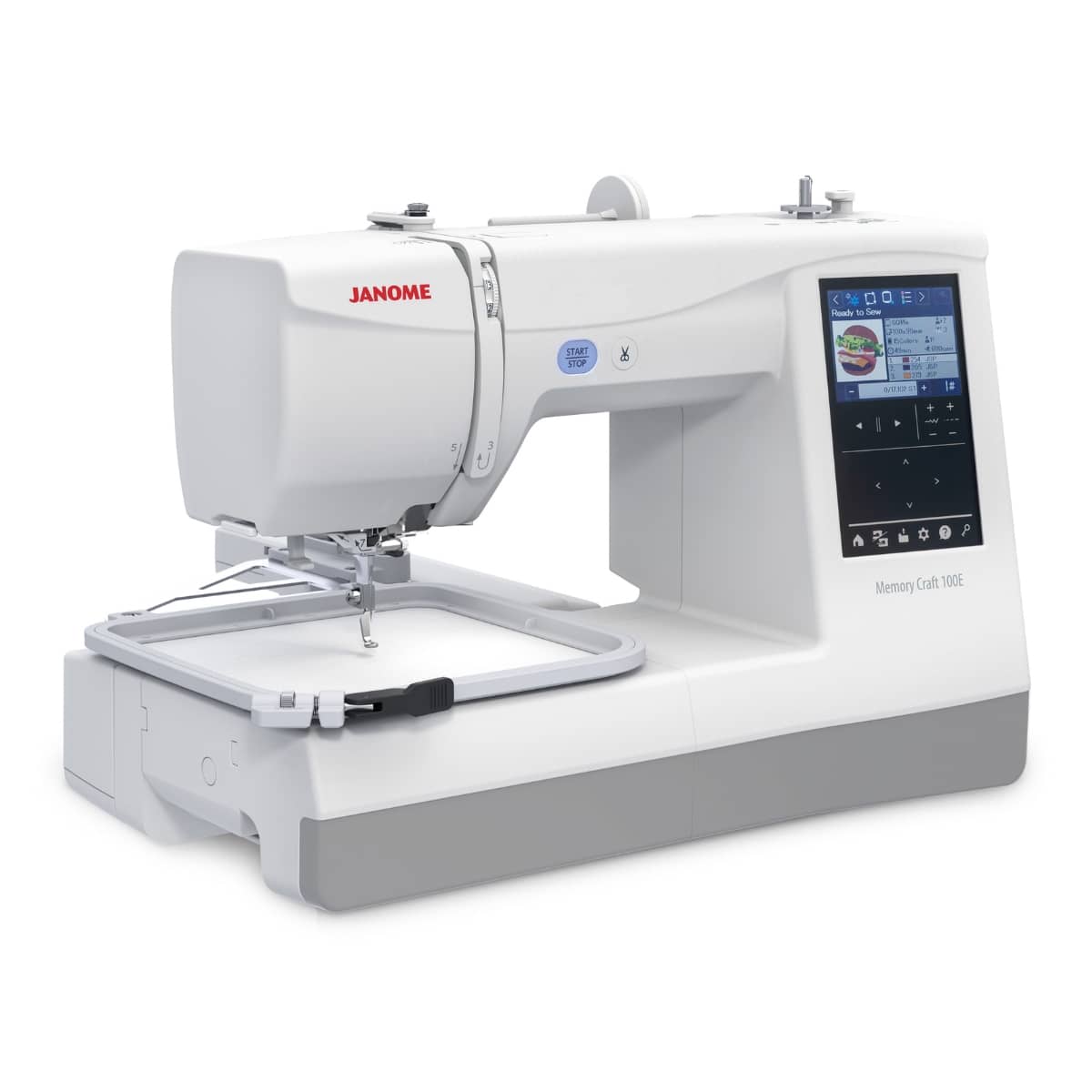 Janome Memory Craft 100E Embroidery Machine - Moore's Sewing