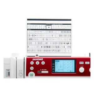 Janome MC6650 removable Stitch Chart