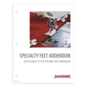 Janome Specialty Presser Foot Workbook main Product Image