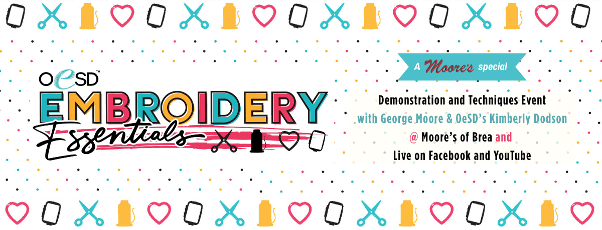 banner for OeSD Embroidery Essentials event