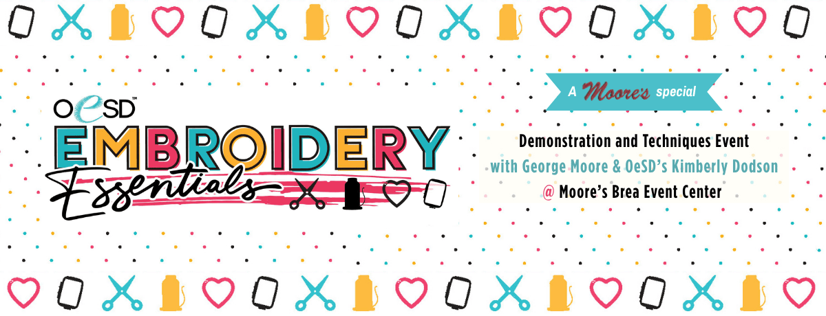 banner for OeSD Embroidery Essentials event
