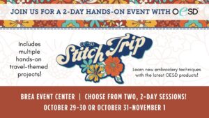 OeSD Stitch Trip event info card