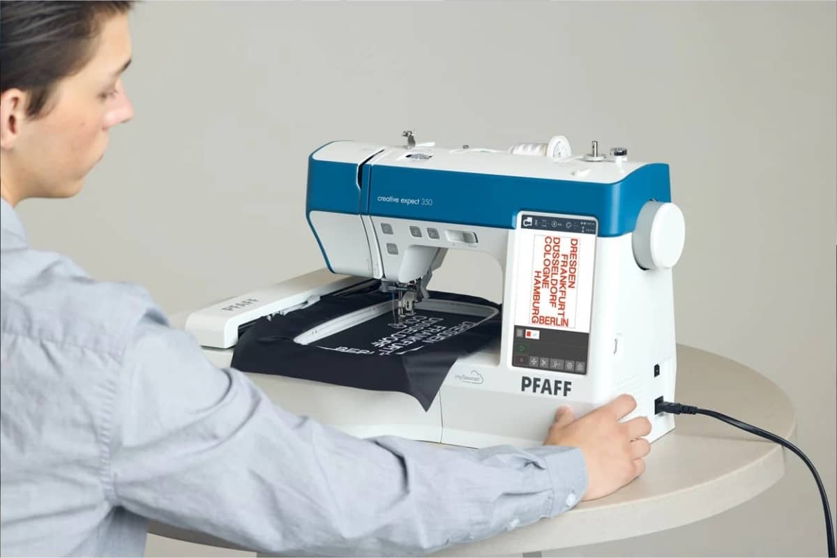 Pfaff creative expect 350 Corner Check