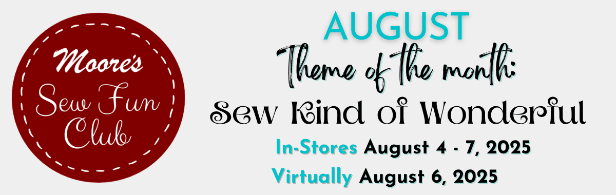 Sew Fun Club August 2025 landing page banner