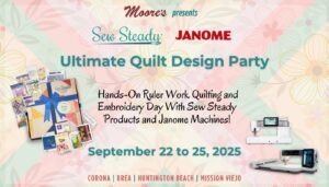 info card for Sew Steady Ultimate Quilt Design Party event page