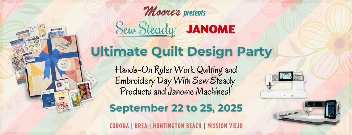 header image for Sew Steady Ultimate Quilt Design Party event page