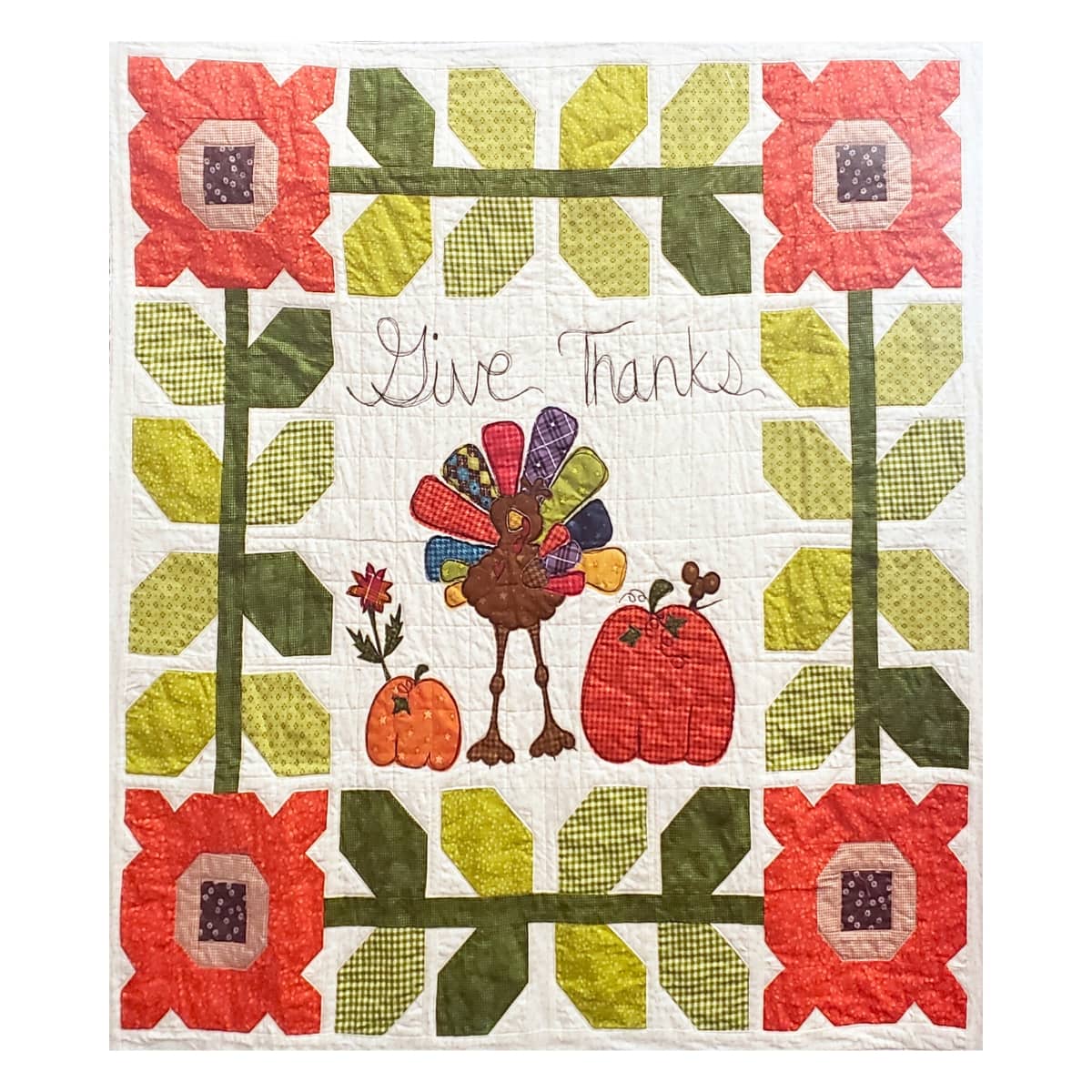 Pumpkins Mouse Flower Precut Applique Kit - Moore's Sewing