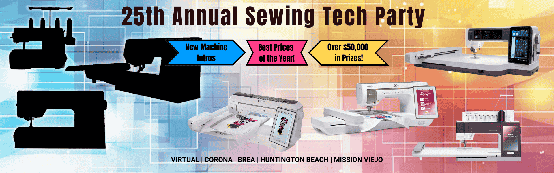 25th Annual Tech Party Banner for Home Page