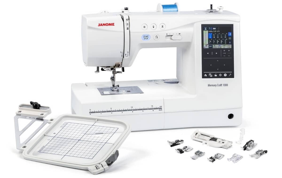 1円スタート JANOME ジャノメ ミシン 6500 通電確認済 メモリー