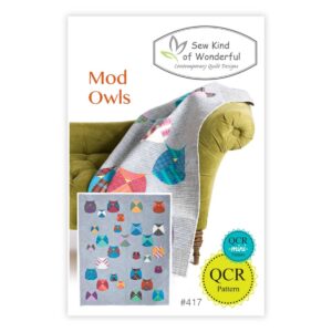 Sew Kind of Wonderful Mod Owls quilt pattern main product image