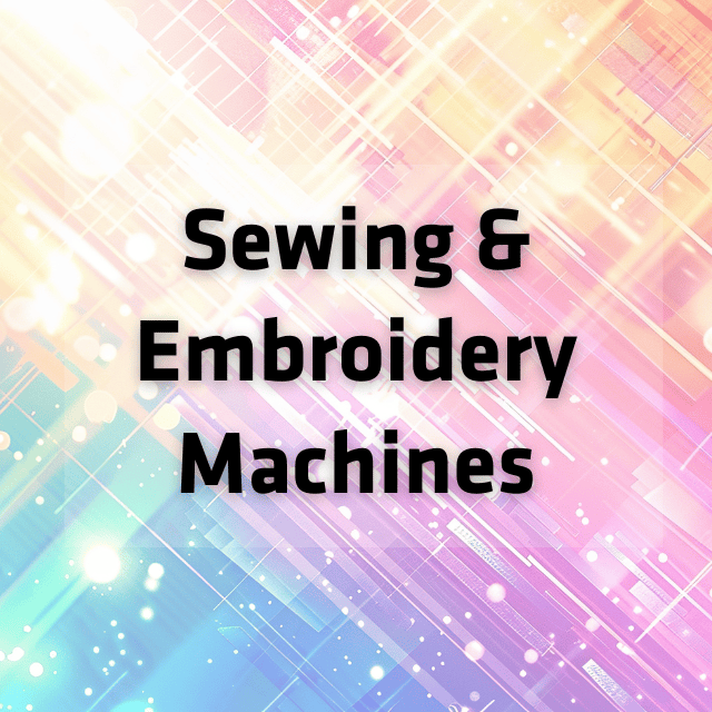 Sewing and Embroidery Machines category