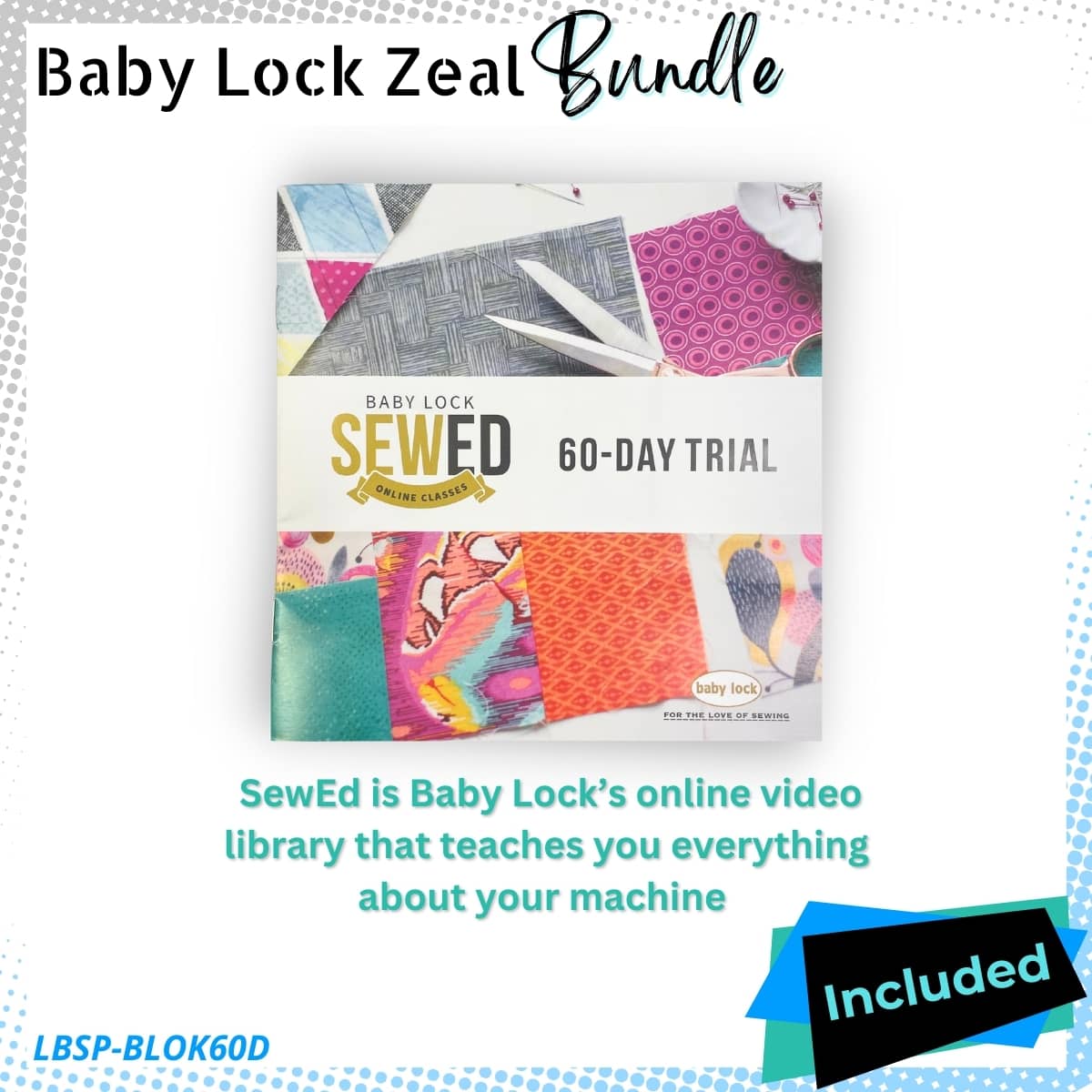 Baby Lock Zeal on sale now at all Moore's Sewing locations