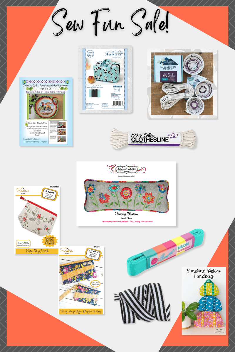 Sew Fun Club October 2025 home page banner for mobile