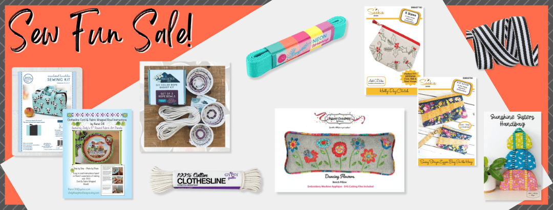 October 2025 Sew Fun Club product collage featuring Projects