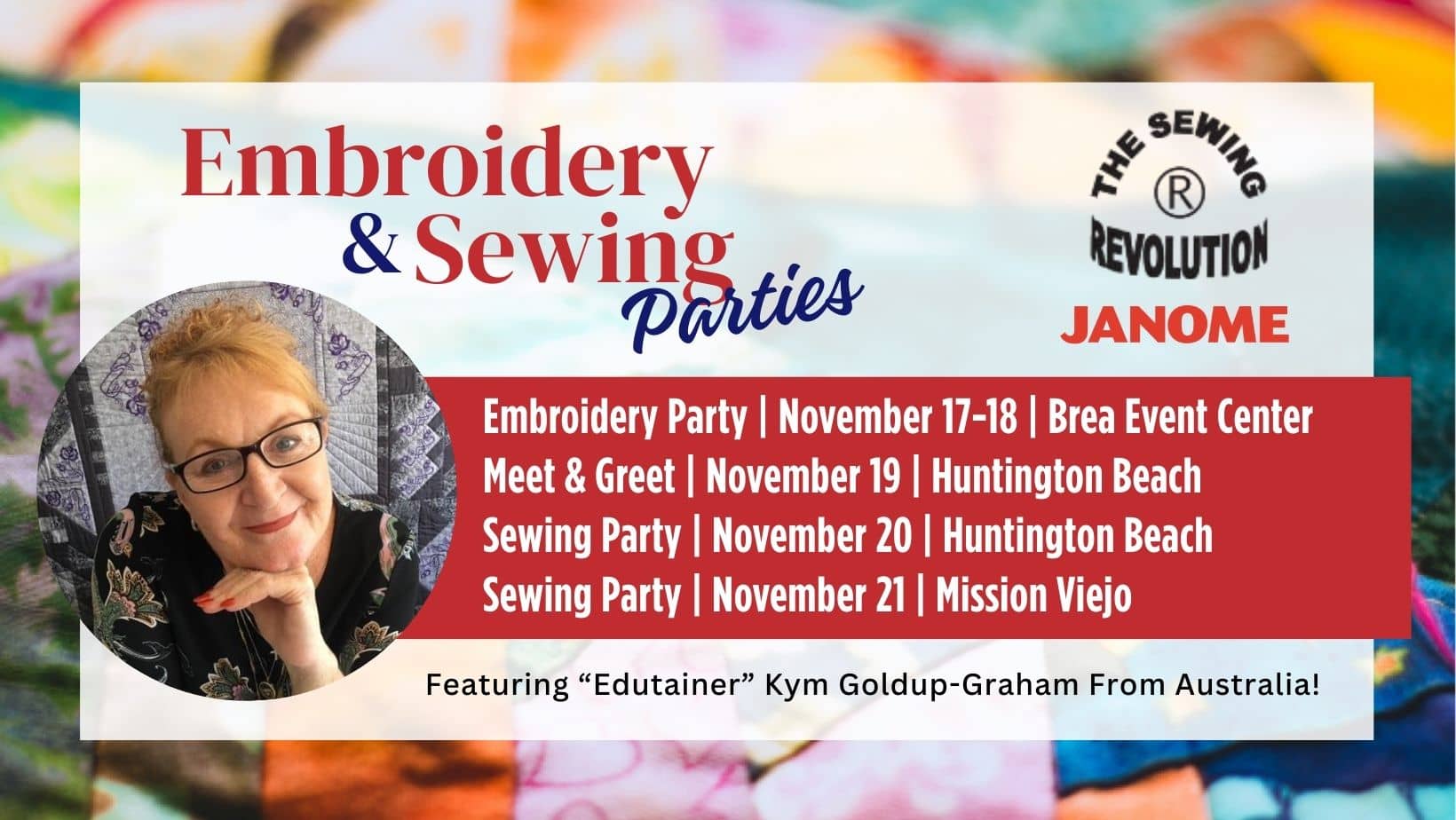 Sewing Revolution event Information card
