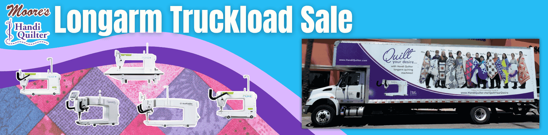 Handi Quilter Truckload Sale page banner