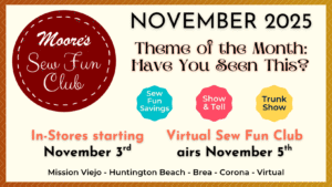 Sew Fun Club November 2025 info card