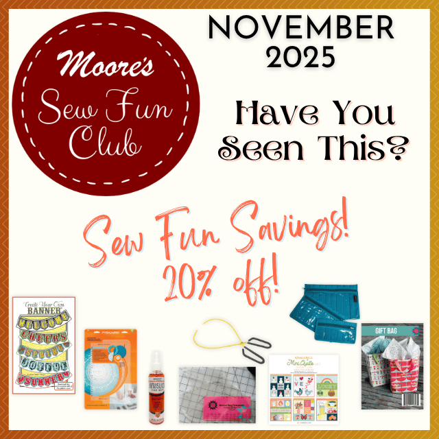 Sew Fun Club November 2025 category card