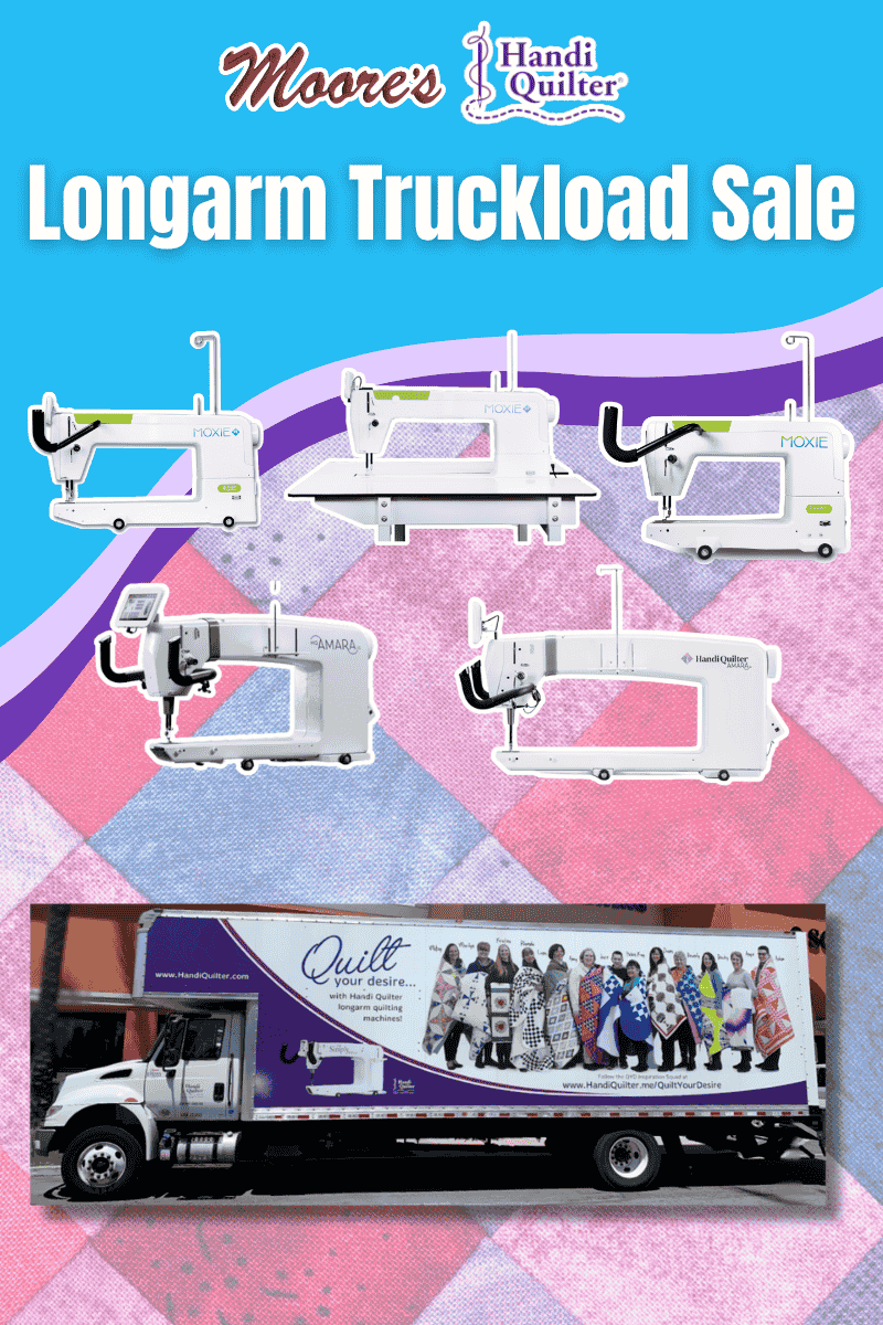 Home page banner for HandiQuilter Truckload Sale - mobile version