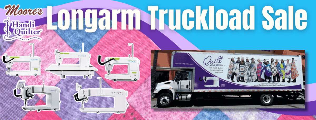 Home page banner for HandiQuilter Truckload Sale