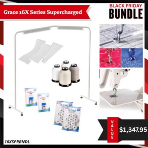 Grace Q'nique 16x Supercharged Quilting Package Black Friday Bundle